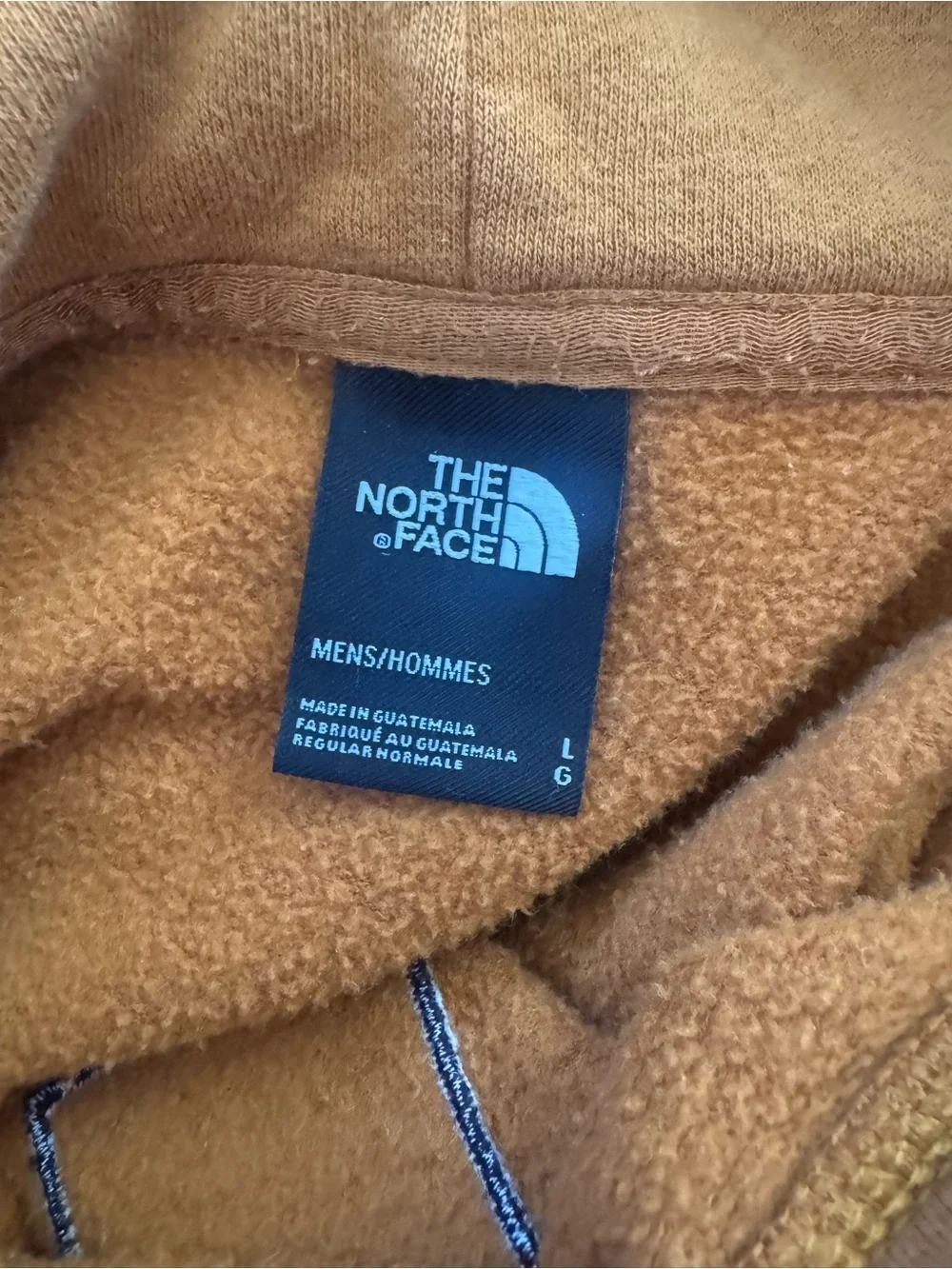 The North Face Men’s Pullover Hoodie in Mustard Color